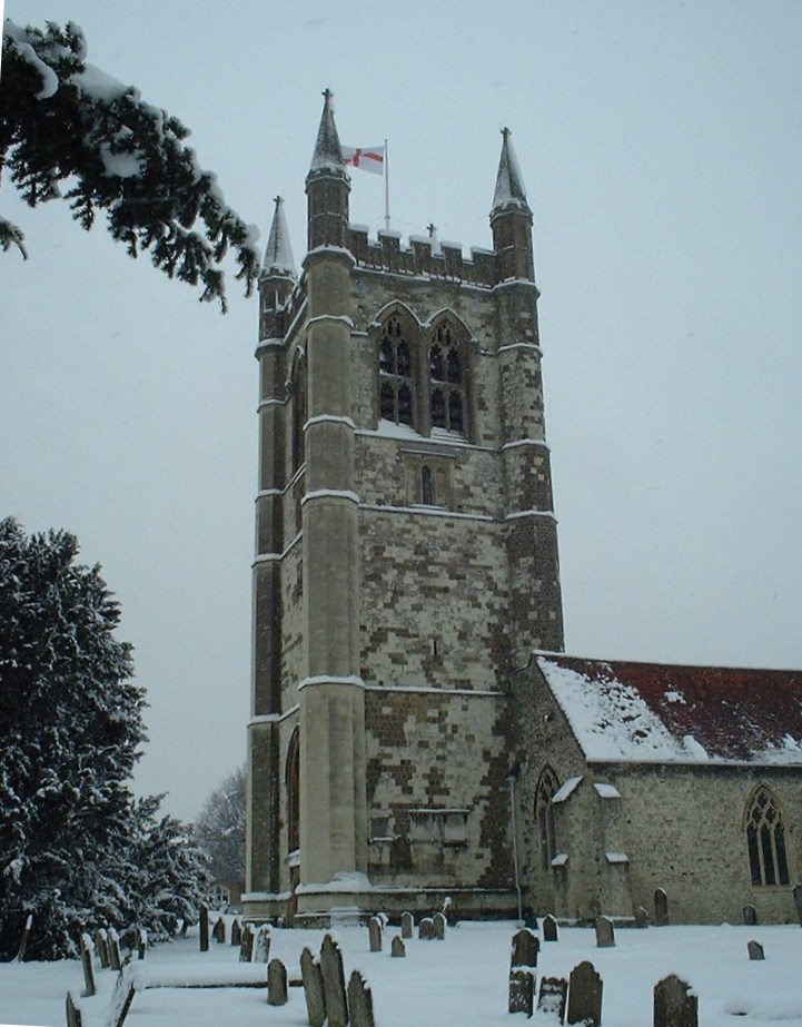 Snow St Andrews Church Farnham Surrey