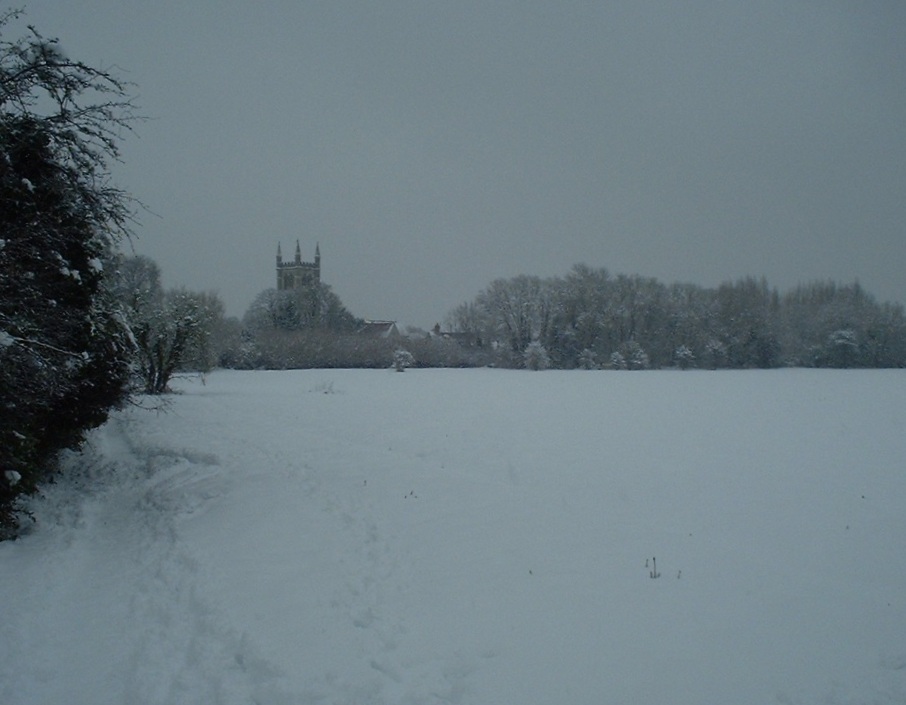 Snow Bishops Meadow Farnham Surrey