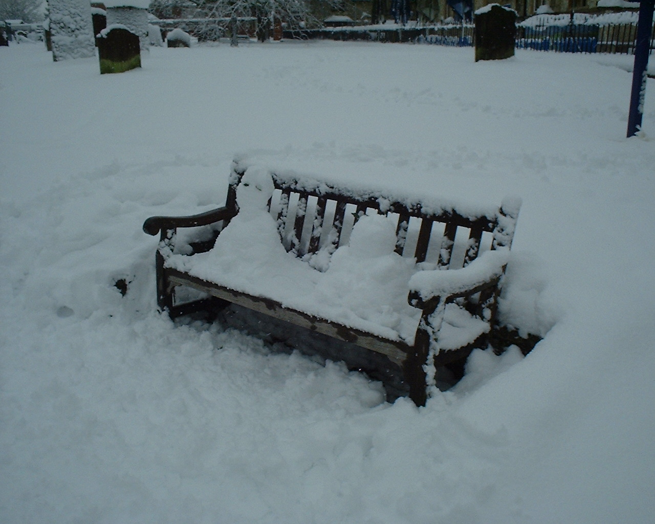 Snow St Andrews Church Farnham Surrey